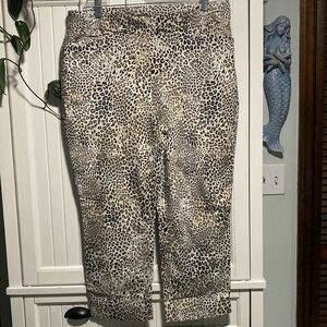 Chico's Leopard Print Ankle Pants